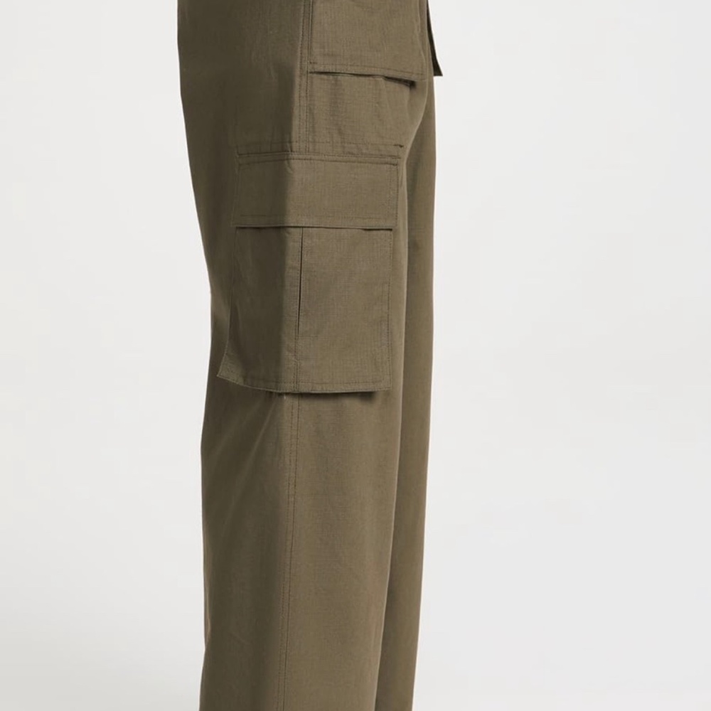 MOON RIVER Cotton Olive Cargo Pants - Picture 10 of 15